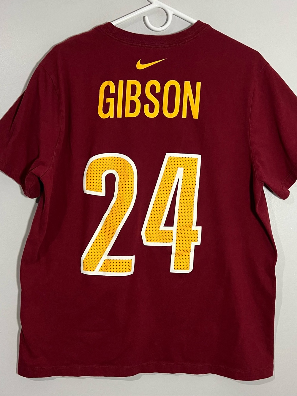 Nike Washington Commanders Antonio Gibson Short Sleeve T-Shirt Mens Large
